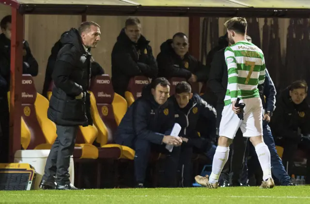 Patrick Roberts is an early casualty for Celtic