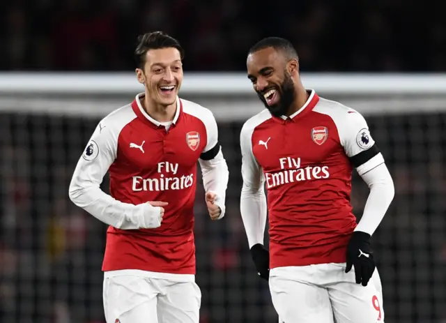 Alexandre Lacazette celebrates