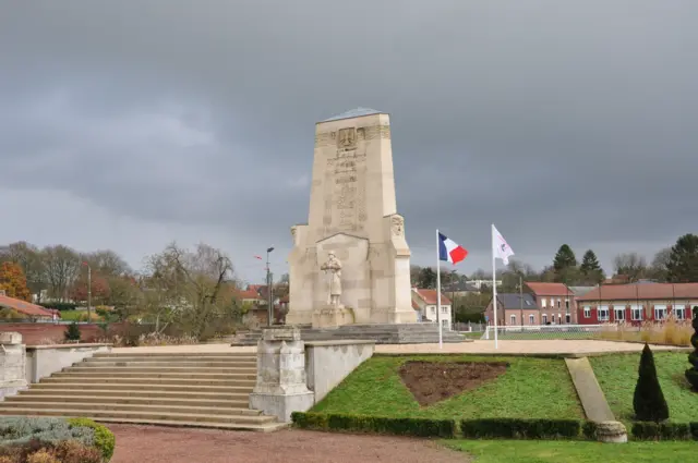 World War One memorial in Masnieres