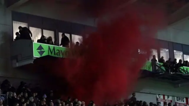 Flare at match