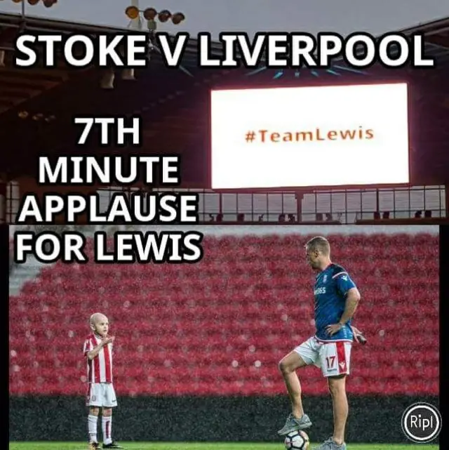 Lewis at Stoke City