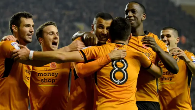 Wolves celebrate