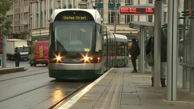 Nottingham tram