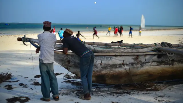 Tanzanian coast line