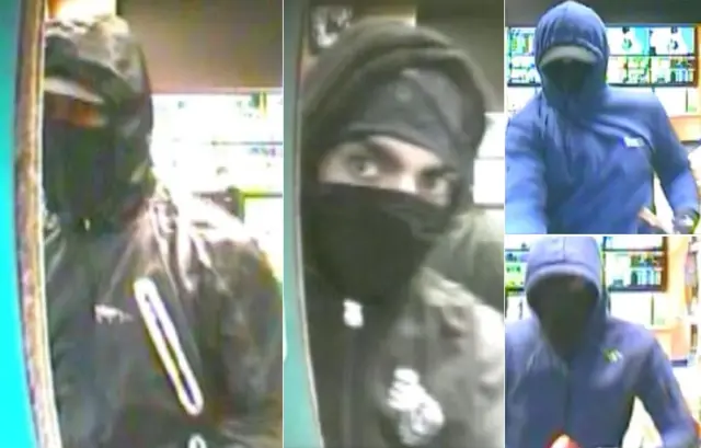 CCTV of robbers