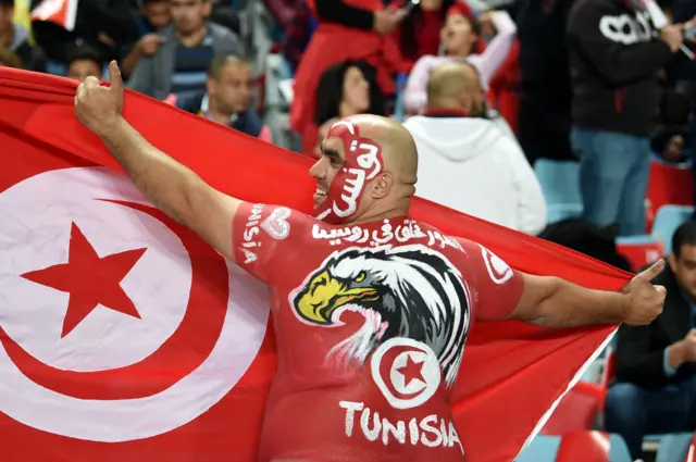 Tunisia fans