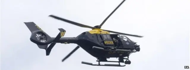 Police helicopter