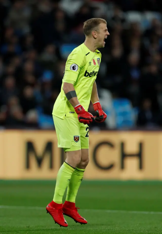 Joe Hart of West Ham