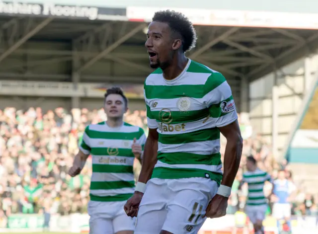 Scott Sinclair celebrates