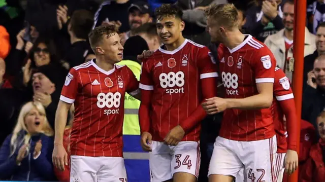 Nottingham Forest celebrate