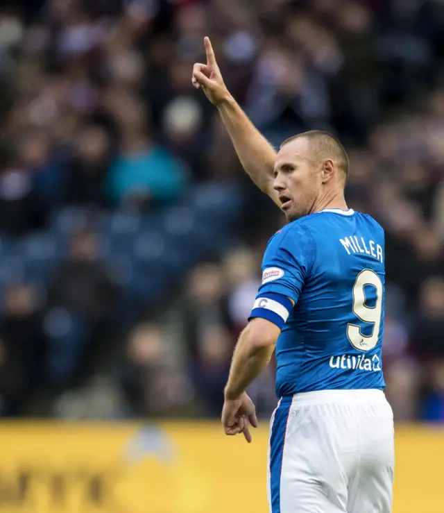 Rangers striker Kenny Miller