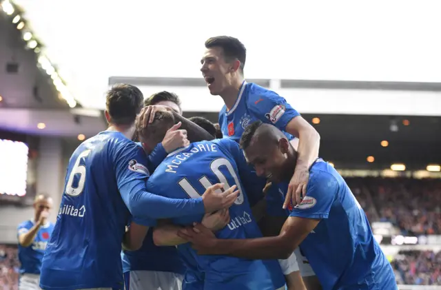 Rangers celebrate