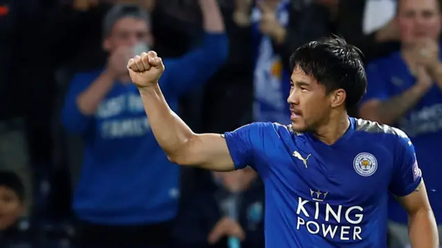 Shinji Okazaki of Leicester