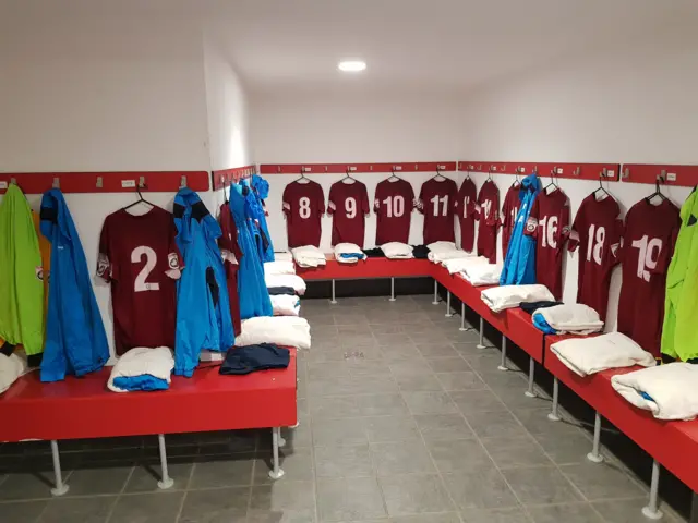 Chelmsford dressing room