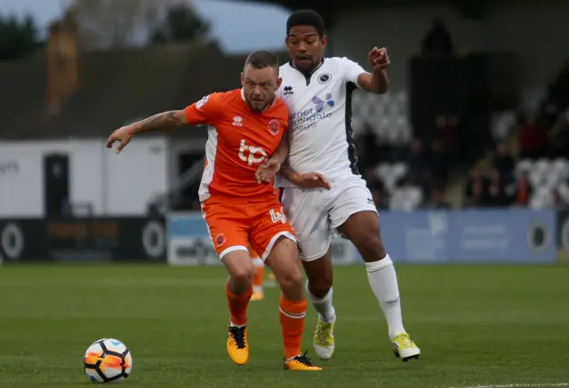 Jay Spearing of Blackpool