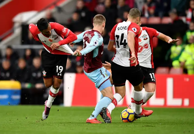 Burnley v Southampton