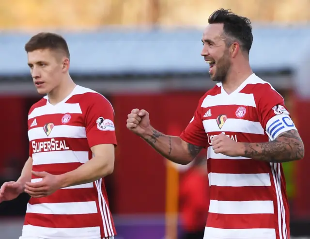 Dougie Imrie fires Hamilton Accies into the lead