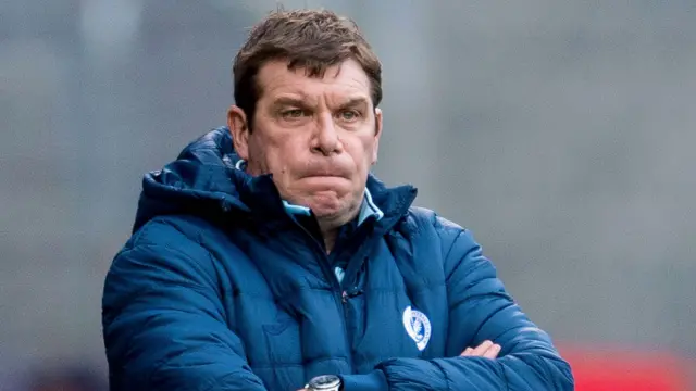 St Johnstone manager Tommy Wright