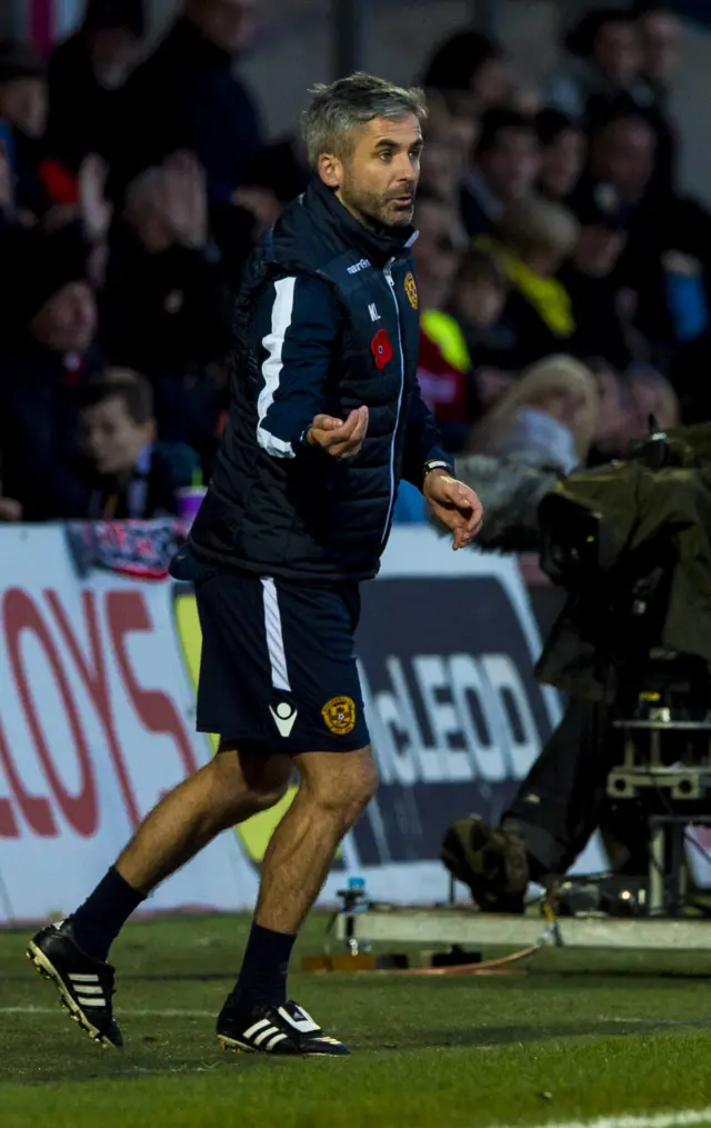 Motherwell assistant boss Keith Lasley