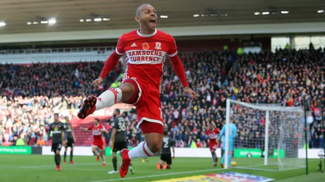 Braithwaite celebrates