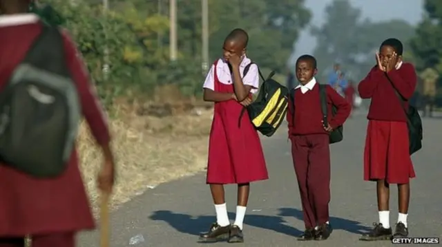 African schoolchildren