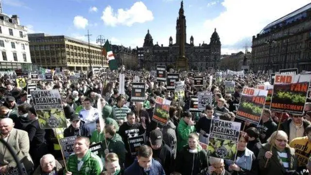 Football supporters including the Fans Against Criminalisation group have staged rallies against the Act