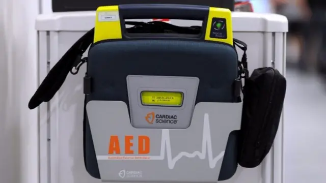 A defibrillator