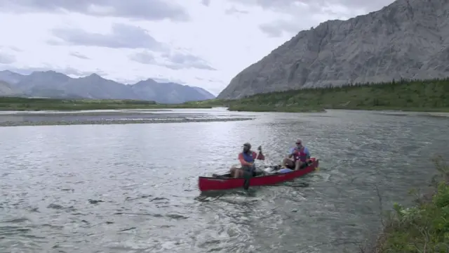 Canoe on Yukon