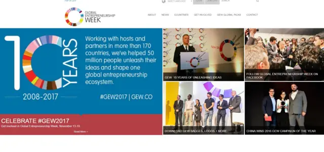 Global Entrepreneurship Week website