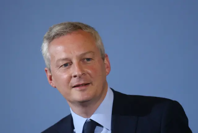 France finance minister Bruno Le Maire