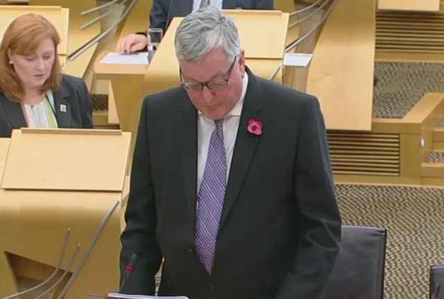 Rural economy secretary Fergus Ewing