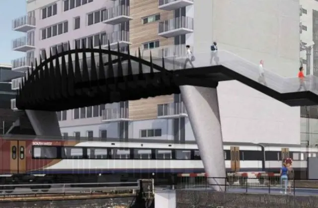 Artists impression of the planned bridge