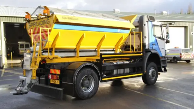 Gritting lorry