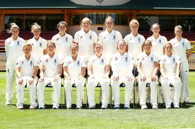 England in their Test whites