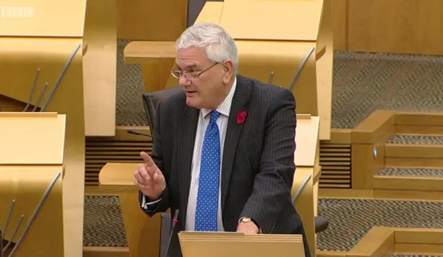 Lib Dem MSP Mike Rumbles