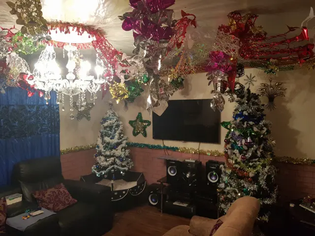 Christmas front room