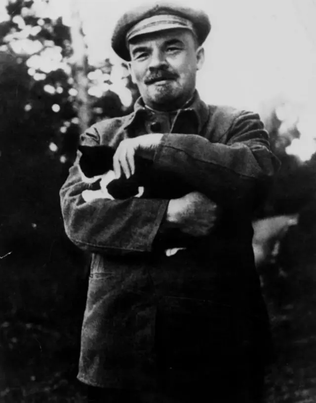 Russian revolutionary leader Vladimir Lenin