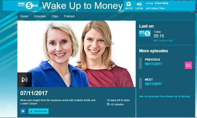 Wake Up To Money podcast page