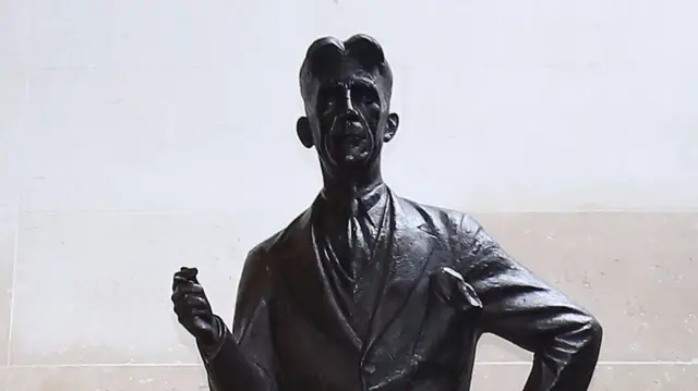 George Orwell statue