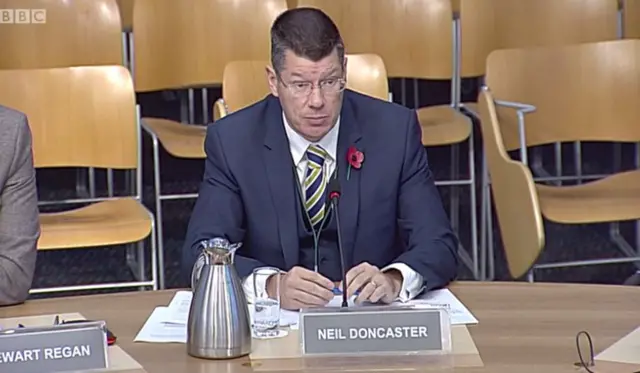 Neil Doncaster from Scottish Professional Football League