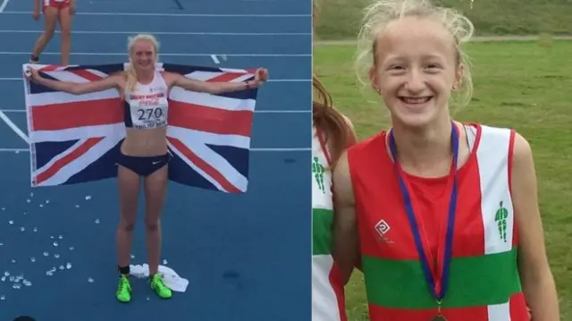 Lucy Pygott (left), 17, and Stacey Burrows