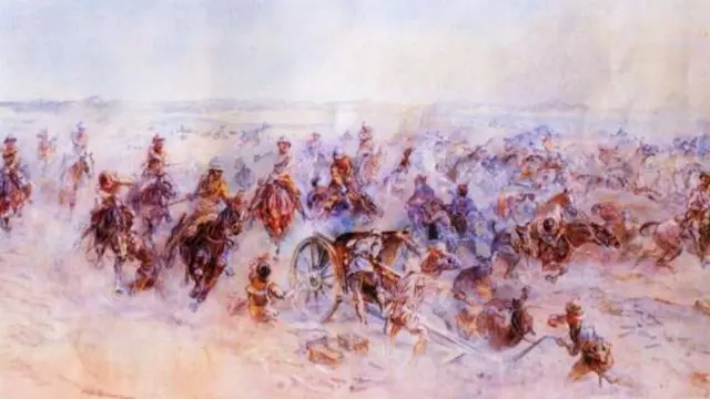 The cavalry charge