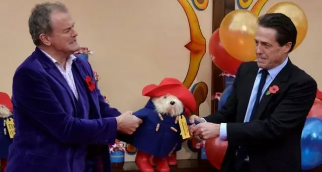 Hugh Bonneville, Paddington and Hugh Grant