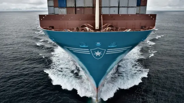 Maersk container ship