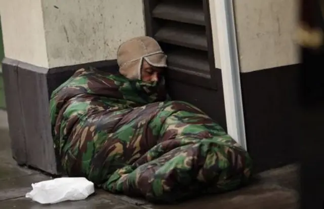 Homeless man