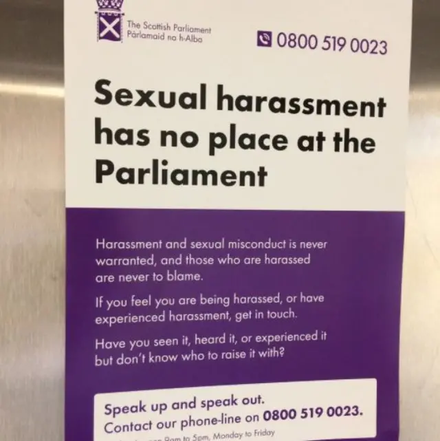 Sexual harassment hotline