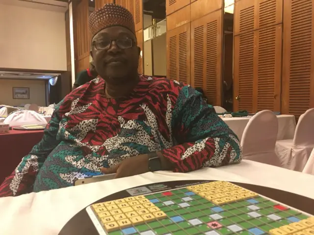 President of  Nigerian Scrabble Federation Suleiman Garuba Gura