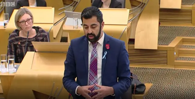 Transport Minister Humza Yousaf