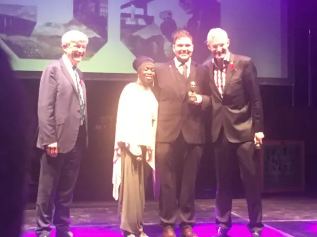 BBC Radio Sheffield winning the diversity category at the Gillard Awards