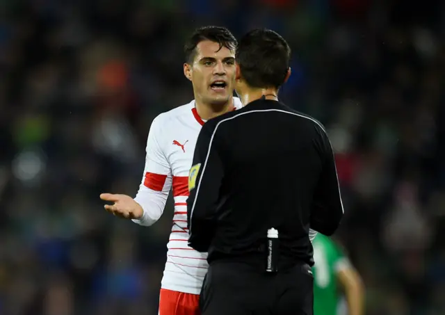 Switzerland's Granit Xhaka